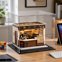 Clear Acrylic Display Case Dustproof Protection Box for Collectibles Toys