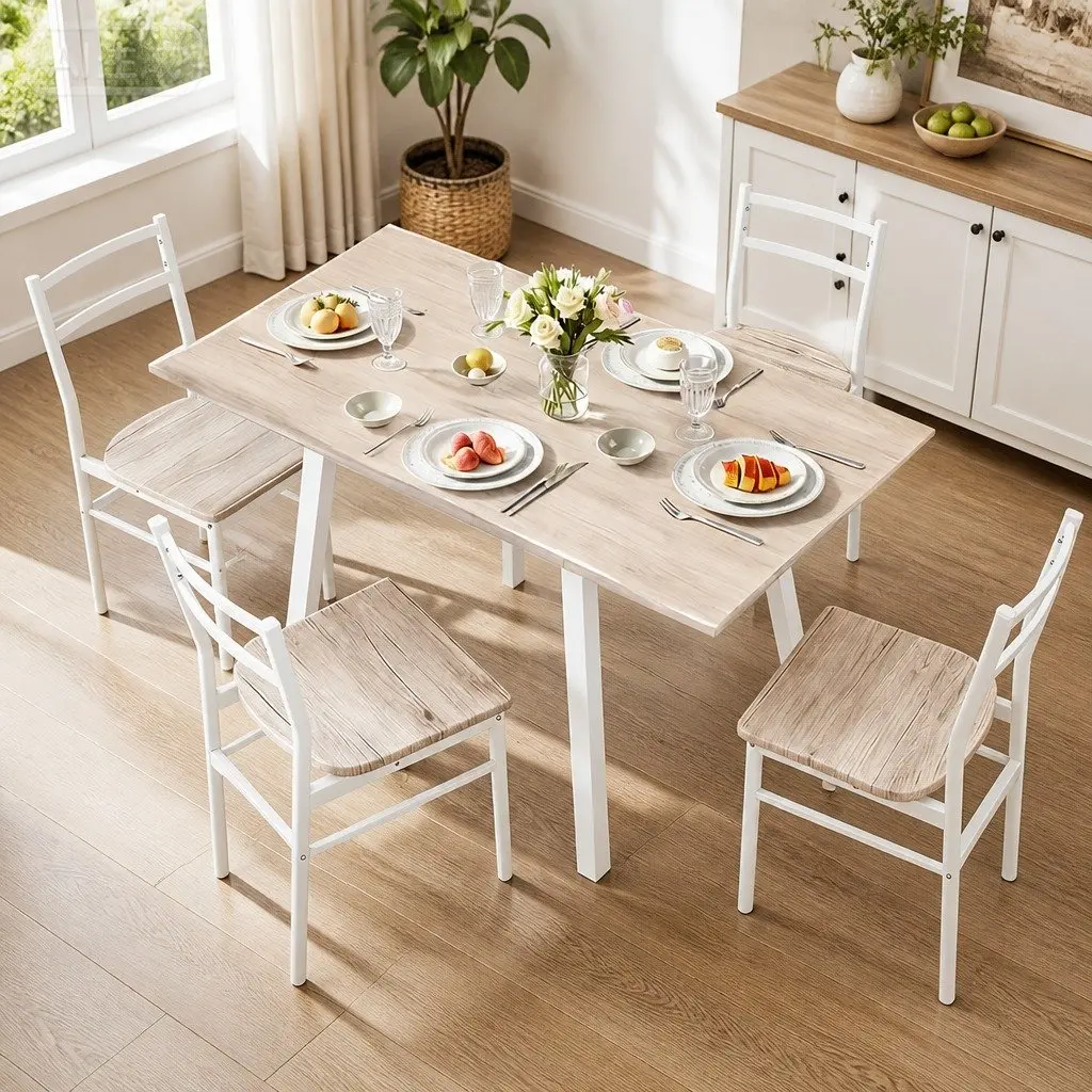5-Piece Dining Table and Chairs Set