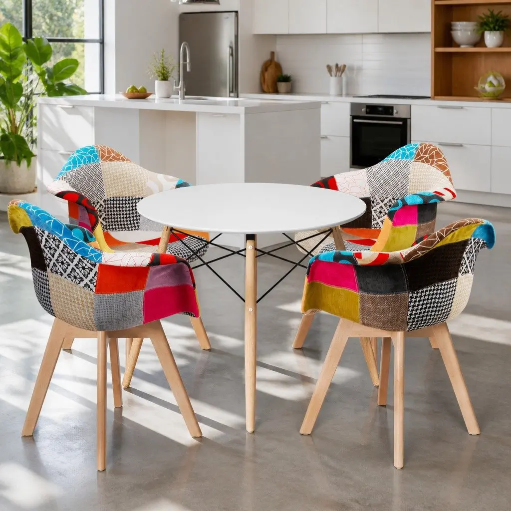 Dining Set with Round Table
