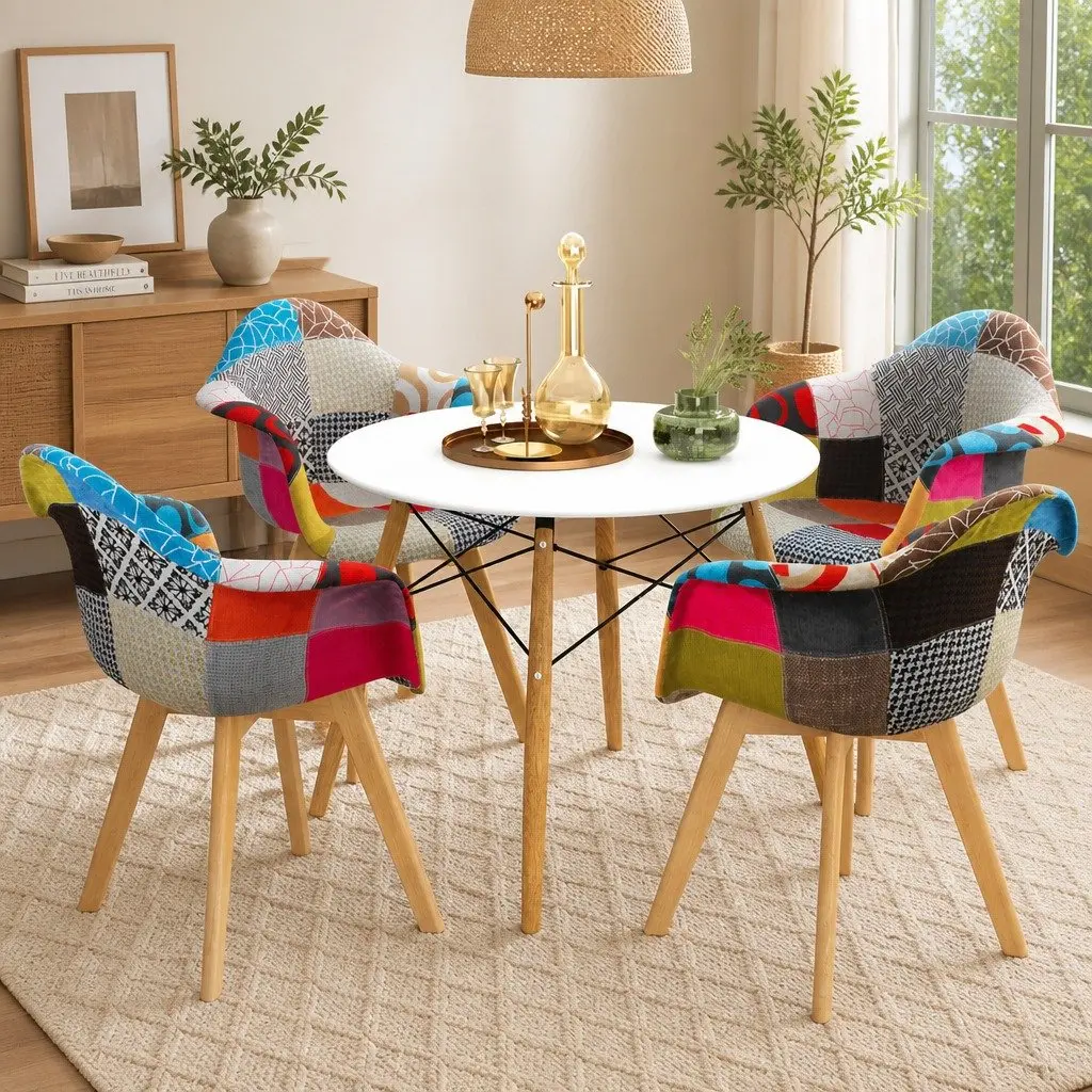 Dining Set with Round Table