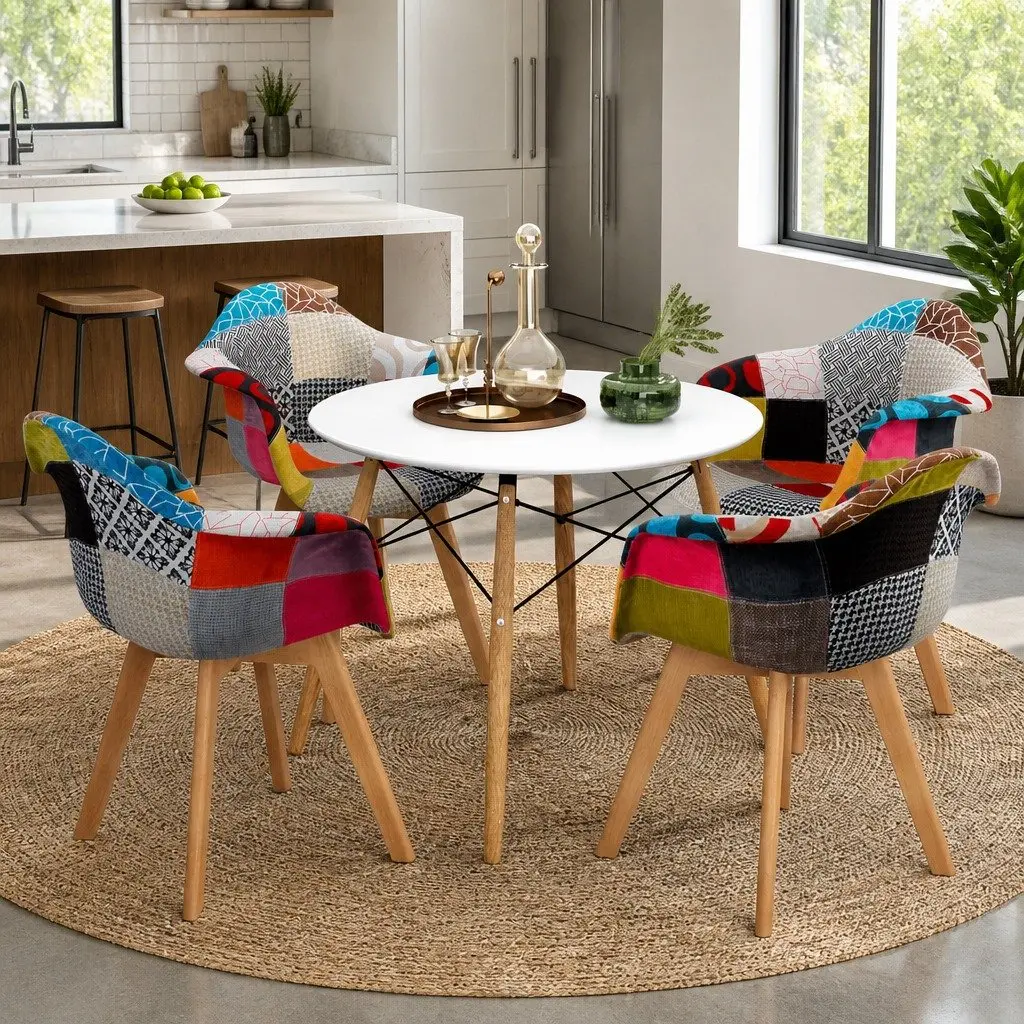 Dining Set with Round Table