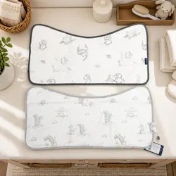 Burp Cloth 2 Pack Soft Baby Bibs Forest Kingdom Feeding Time Teething Mealtime