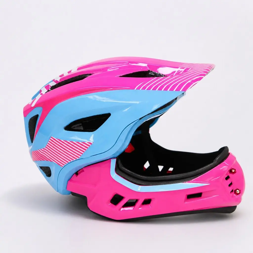 Kids Helmet Safety Protection Gear Pink Blue Size S