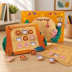 Friendly Jungle Band Logic Game for Your Child