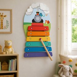 Your Child's First Wall-Mounted Xylophone Toy Experience