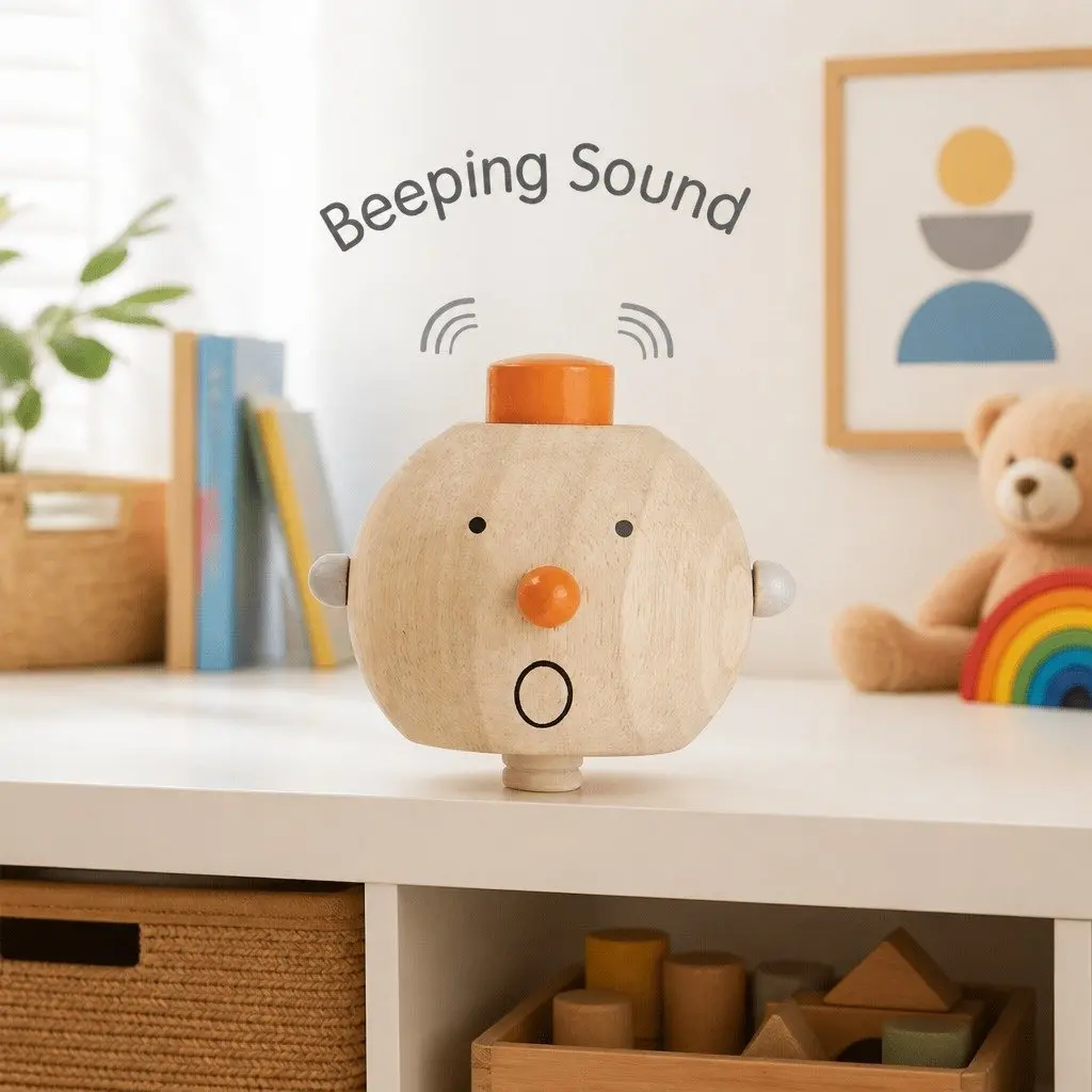 Robot Toy with Interchangeable Heads for Emotional Development 12cm W x 20cm H