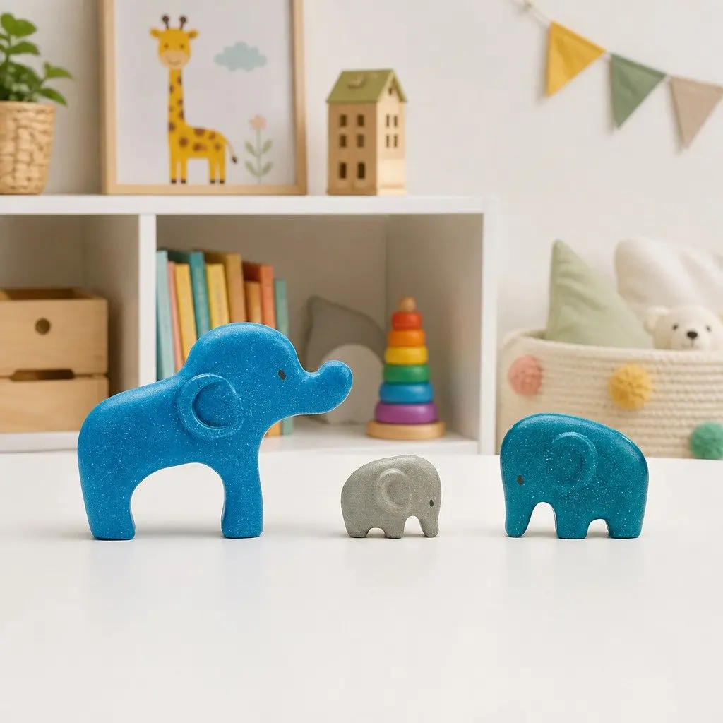 Elephant Puzzle Wooden Toy for Kids 18M Fine Motor Skills Problem Solving