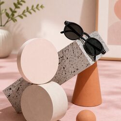 Stylish Kids Sunglasses with Rounded Frame for 5-10 Years