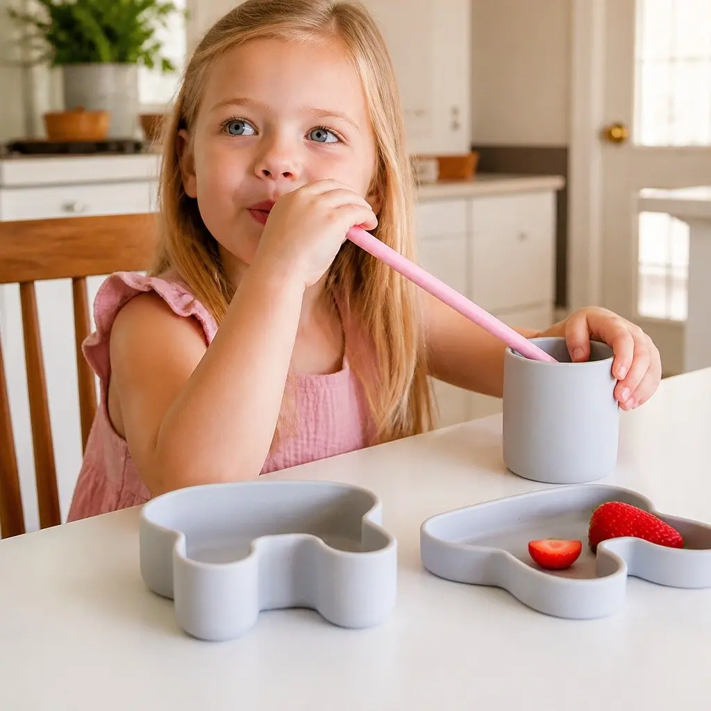 Bunny Snackie Bowl Plate for Kids | On-The-Go Solutions