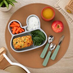 Friendly Round Silicone Placemat - Perfect for Family Meals