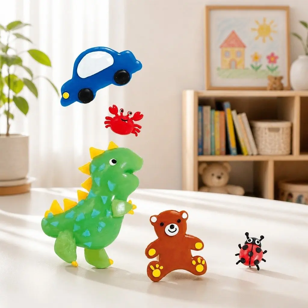 Silicone Clay Aqua Magic Moldable Craft Toy for Kids 3 Years and Above