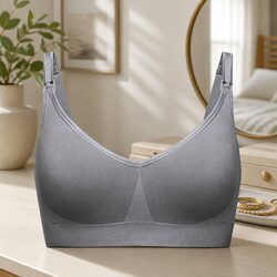 Seamless Nursing Bra Removable Foam Cups Comfortable Maternity Breastfeeding