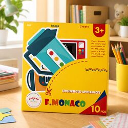 Children's Paper Cutting Kit Craft Set with Templates Fine Motor Skills Activity