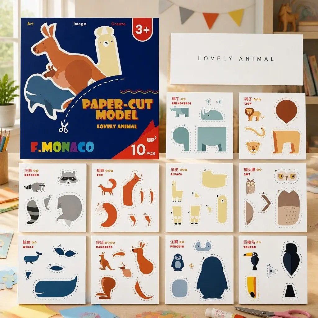 Children's Paper Cutting Kit Creative Craft Activity