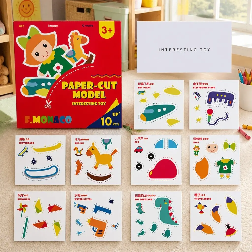 Children's Paper Cutting Kit Creative Craft Activity