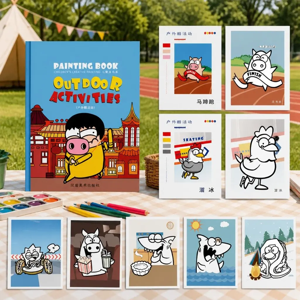 Coloring Book Fun Creative Drawing Activity Pages for Kids