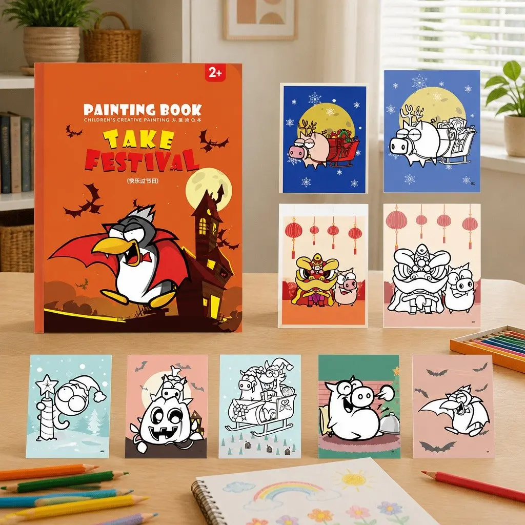 Coloring Book Fun Creative Drawing Activity Pages for Kids