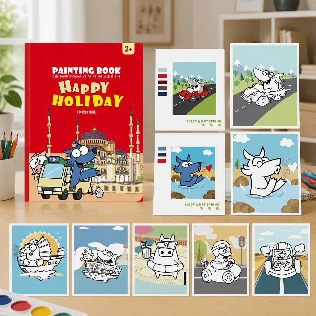 Coloring Book Fun Creative Drawing Activity Pages for Kids