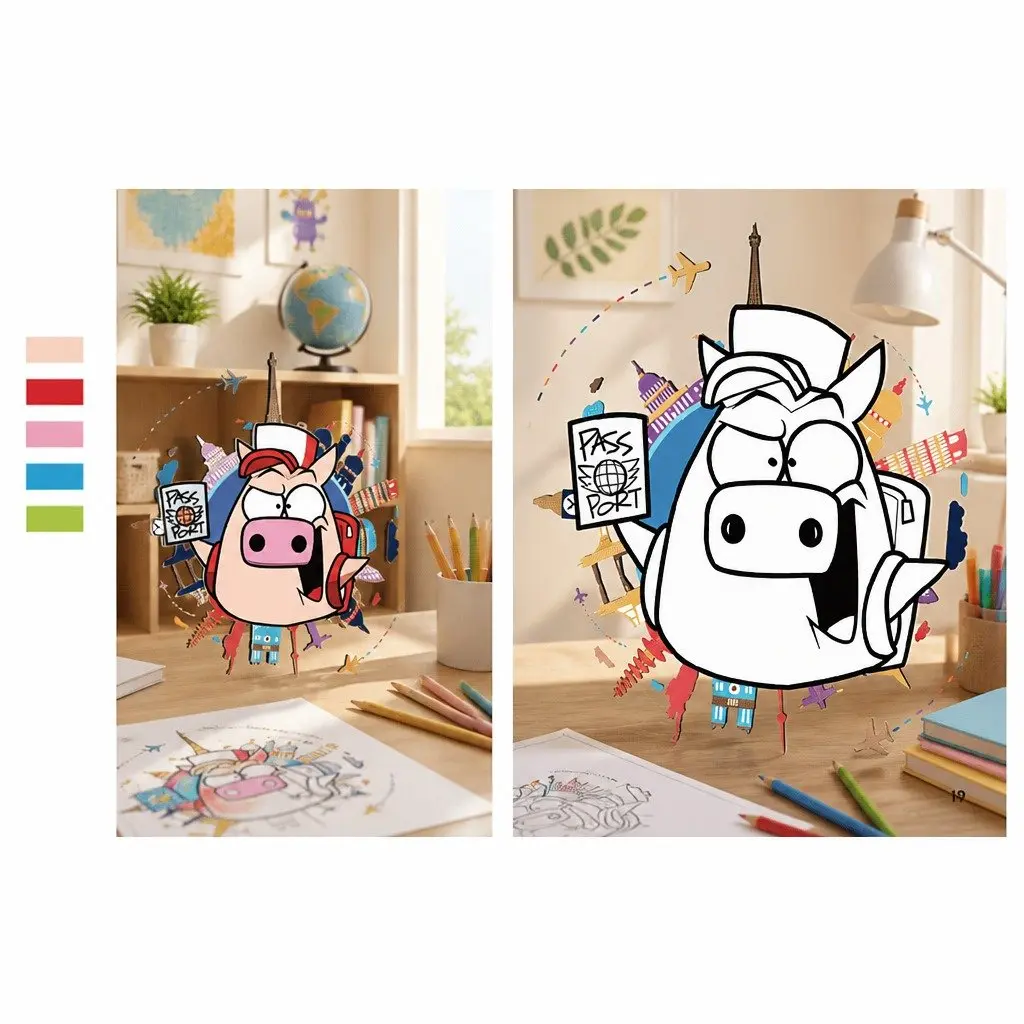 Coloring Book Fun Creative Drawing Activity Pages for Kids