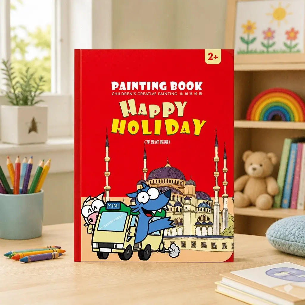 Coloring Book Creative Activity Pages Thick Paper