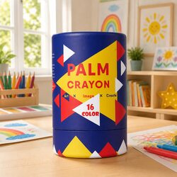 Friendly 16-Colour Crayons for Little Hands