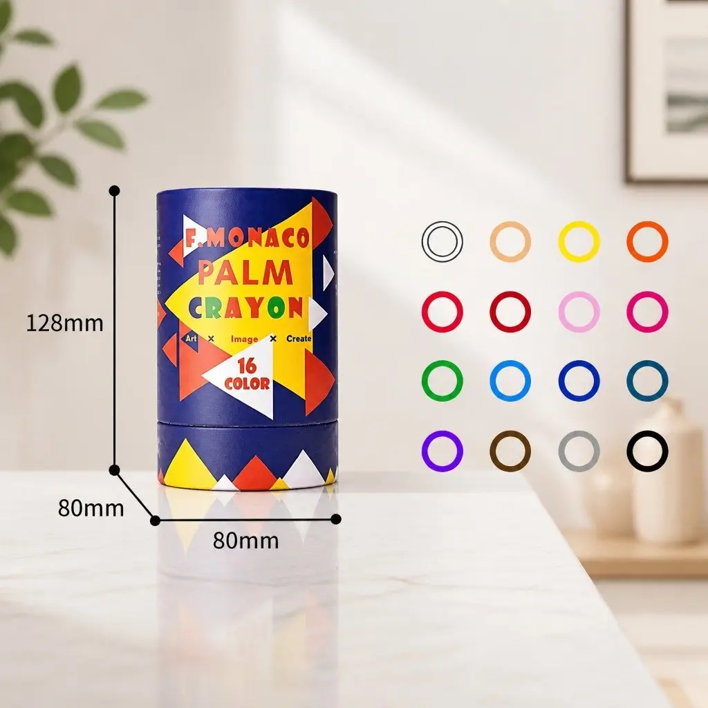 Kids Crayons Silky Smooth Non-Toxic 24 Colour Set