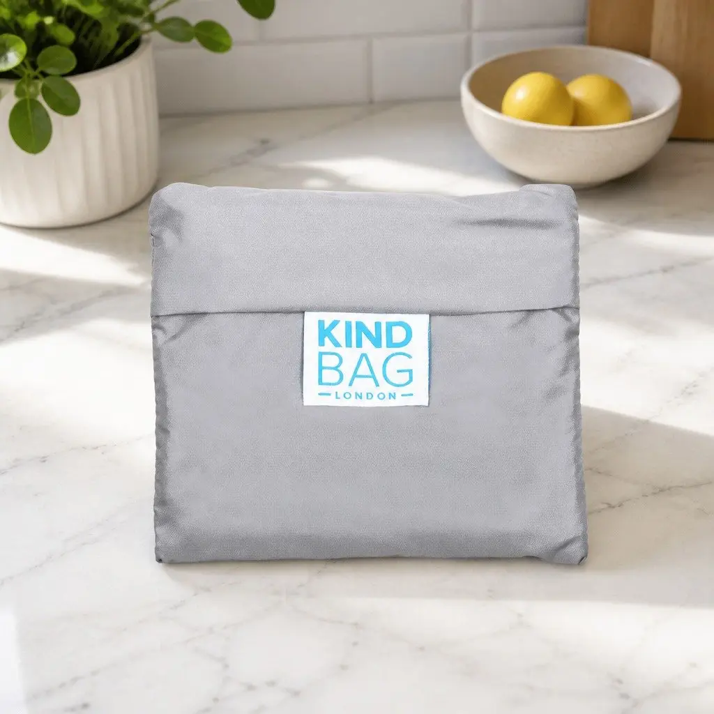 Reusable Shopping Bag Medium Foldable Grocery Tote Water-Resistant Eco-Friendly
