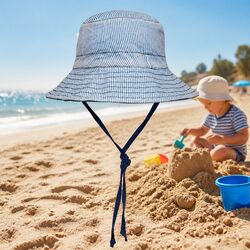 Kids Explorer Bucket Hat - Reversible with Sun Protection