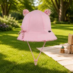 Charming Toddler Bucket Hat with Sun Safety Features
