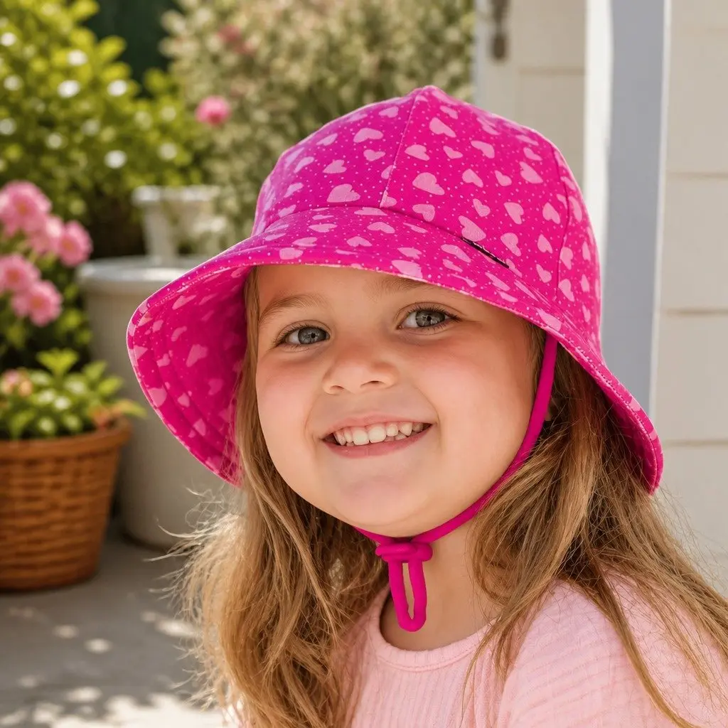 Toddler Bucket Hat Sun Protection UPF50+ Soft Flexible Brim