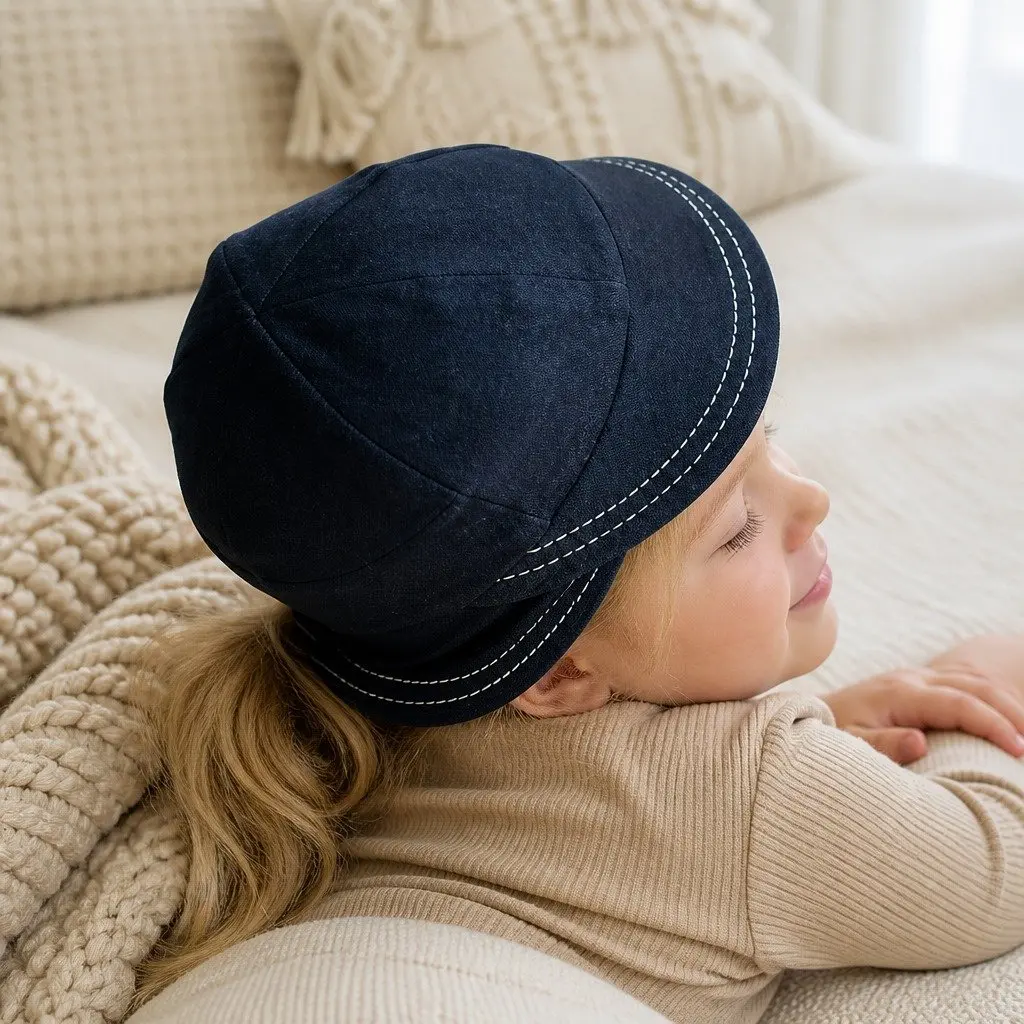 Legionnaire Baby Sun Hat UPF50+ Soft Cotton Jersey Large