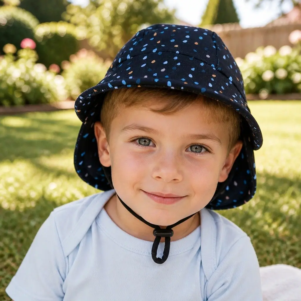 Legionnaire Hat Baby Sun Protection Soft Cotton Jersey Size S UPF50+