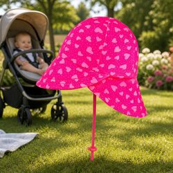 Friendly Legionnaire Baby Sun Hat XS with Adjustable Features