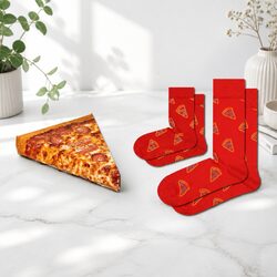 Family-Friendly Matching Pizza Socks Set