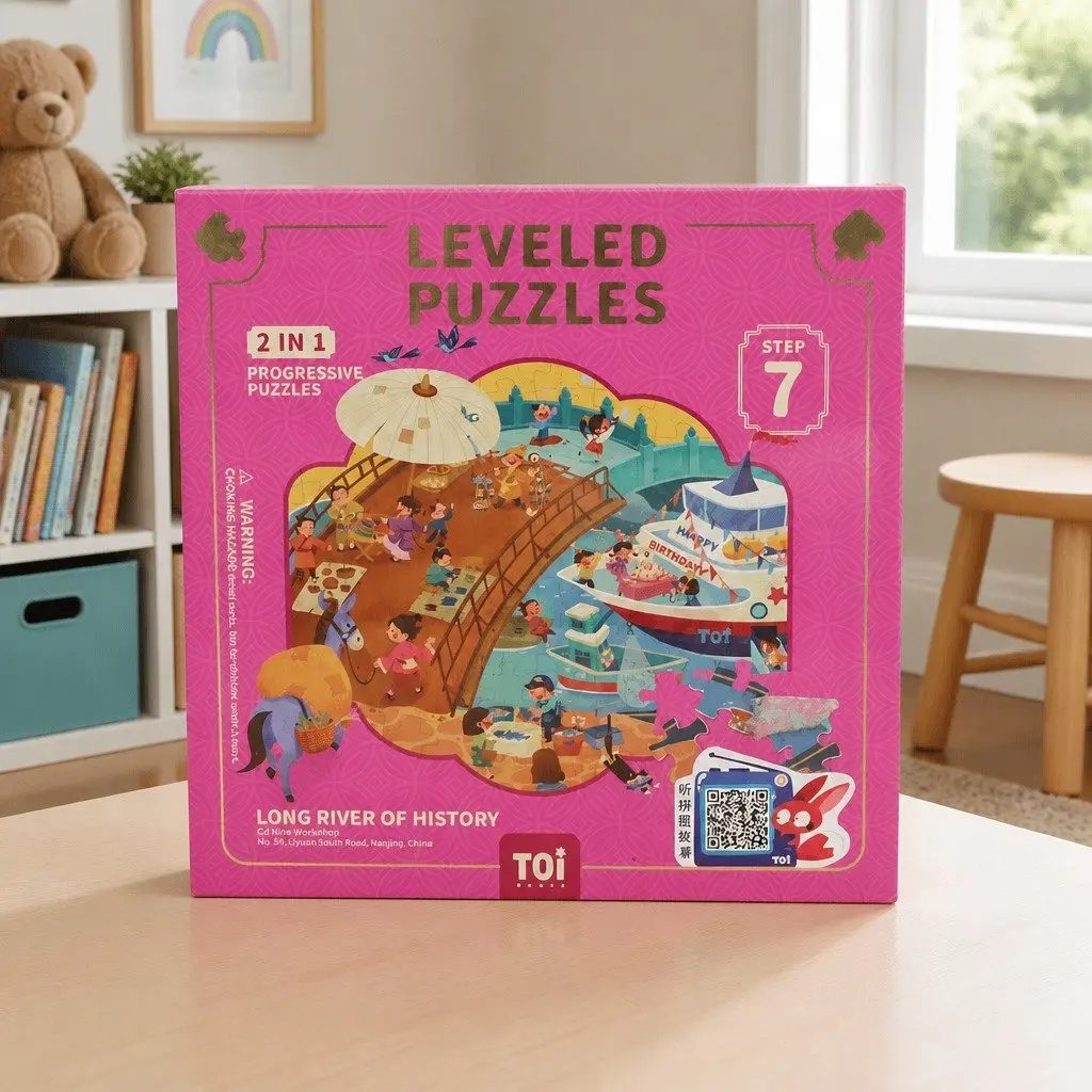 Leveled Puzzle Step 7 Historical Artwork Complex Assembly Educational Toy