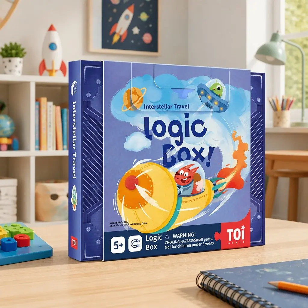Magnetic Educational Game Toy for Kids Cognitive Thinking Puzzle Cards Portable Compact Size