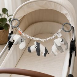Pram Toy Deer Friends Stroller Car Seat Attachment Baby Soft Plush Play Set
