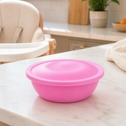 Friendly Pink Anti-Slip Bowl for Toddlers