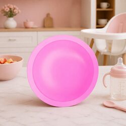 Kids Spill-Proof Anti-Slip Bowl Stage 1 8oz Twin Pack with Lid White Feeding