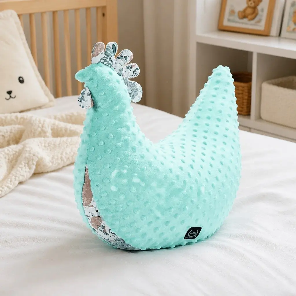 Hen Pillow Soft Toy for Kids Large Size Opal
