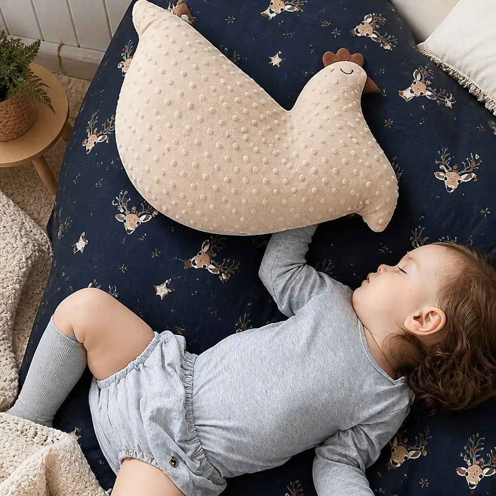 Hen Pillow Soft Toy for Kids Large Size Opal