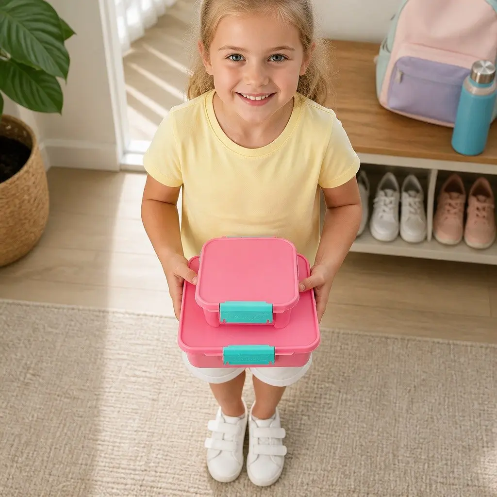 Bento Two Kids Lunch Box for Snack Time