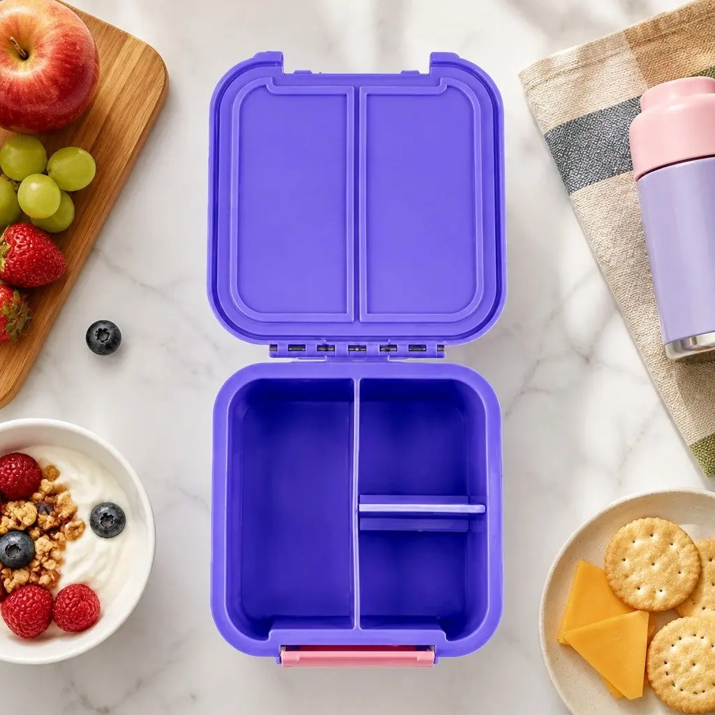 Bento Lunch Box Kids Leakproof Two Compartment Compact