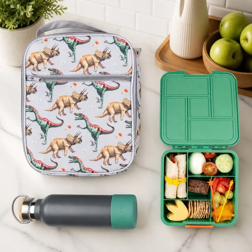 Dinosaur Sandwich Cutters Kids Lunch Punch Bento Box Shapes Cutout Set