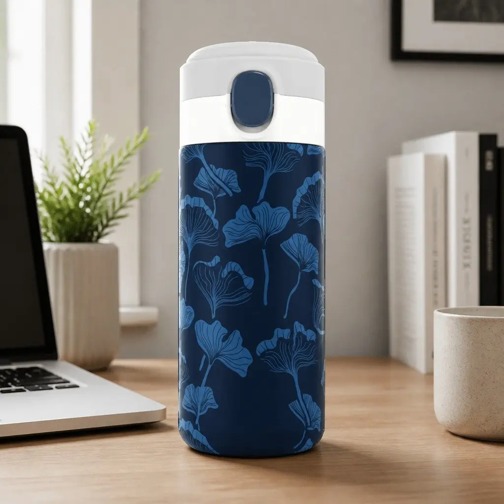 Kids Insulated Water Bottle 360ML Double Wall Sport Cap Portable Drink Container
