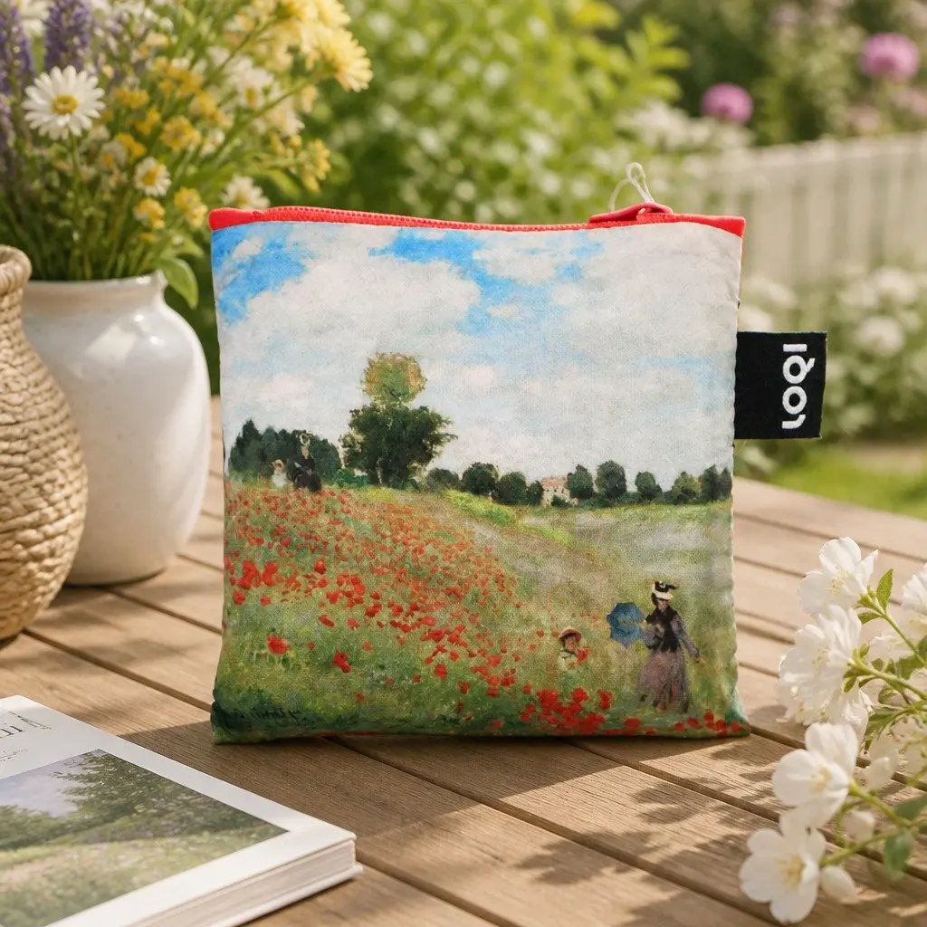 Tote Bag Wild Poppies Art Print Lightweight Spacious