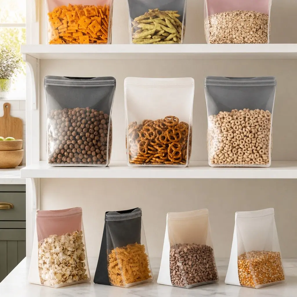 Reusable Silicone Food Storage Bag Stand Up 1.5L