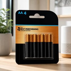 AA Alkaline Batteries 4 Pack High Drain Devices Wireless Controllers Digital