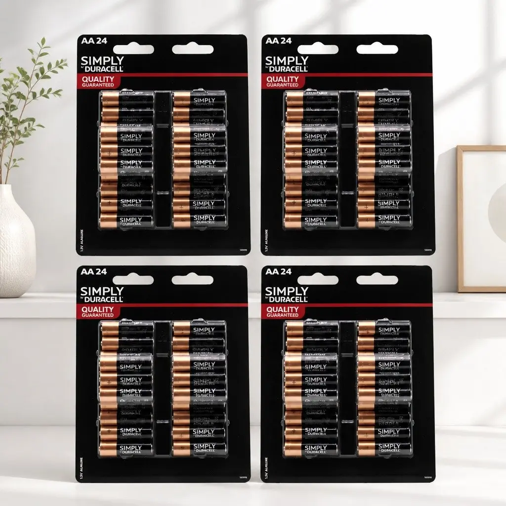 AA Batteries Long Lasting Power Bulk Pack 96 Count