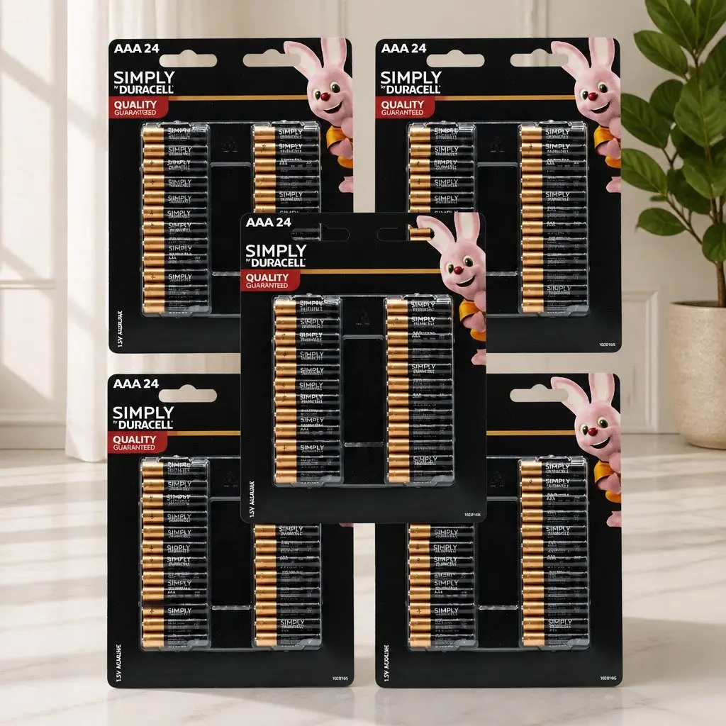 AAA Alkaline Batteries Long Lasting Power Bulk 24 Count